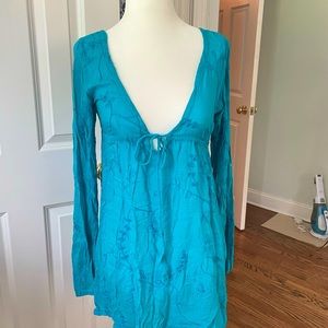 Coolchange Aqua Coverup with embellishments
